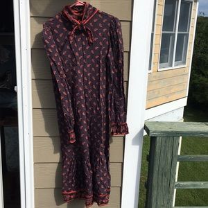 EUC Vtg 80’s paisley dress